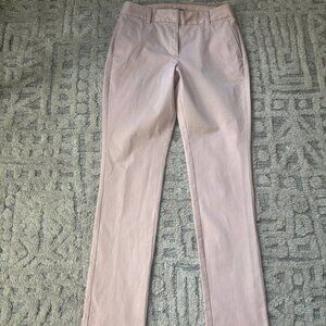 Lands End Women's Tall Mid Rise Chino Straight Leg Pants, Size 8, Washed Pink